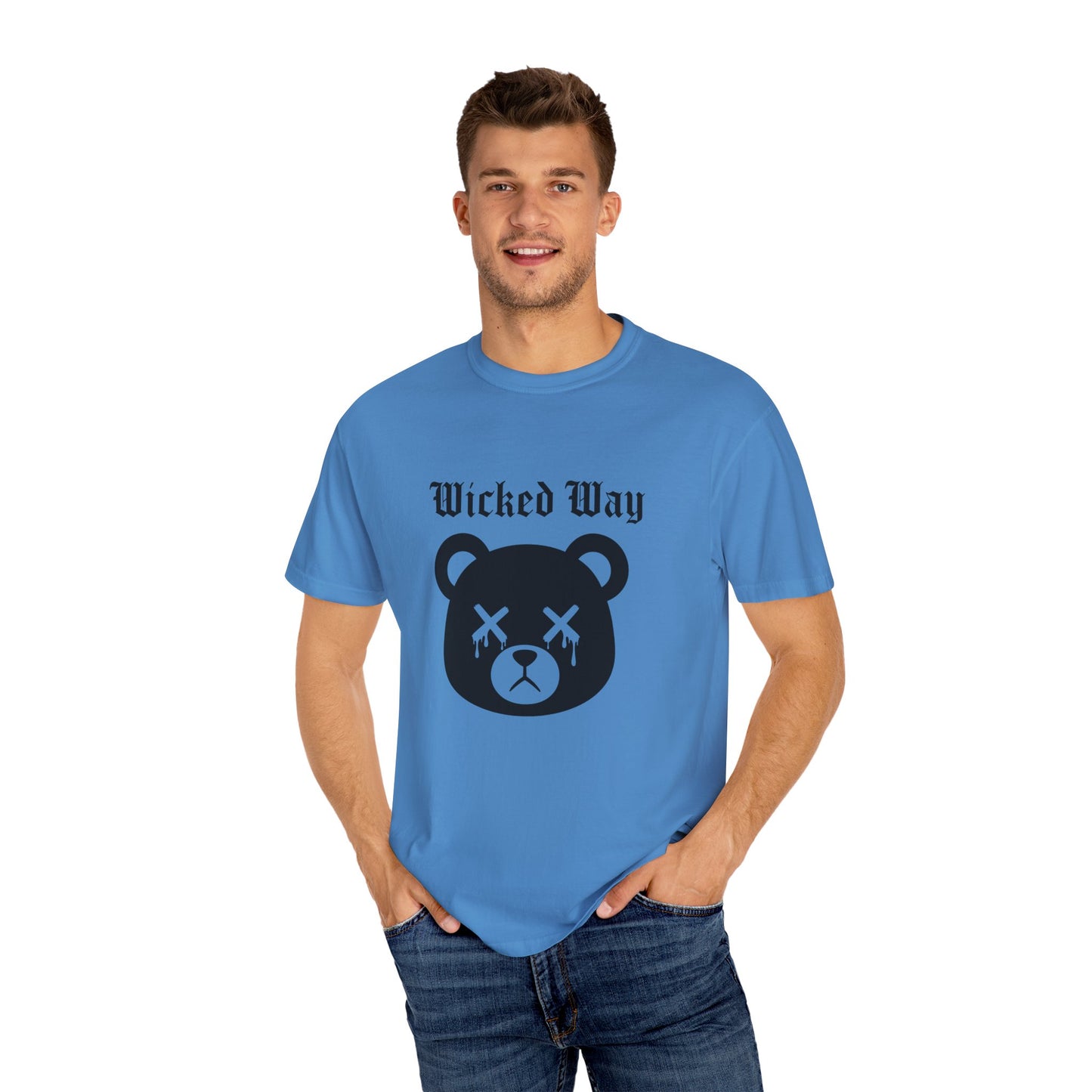 "Wicked Way" Dead Bear Head T-Shirt (Multi Color Options)