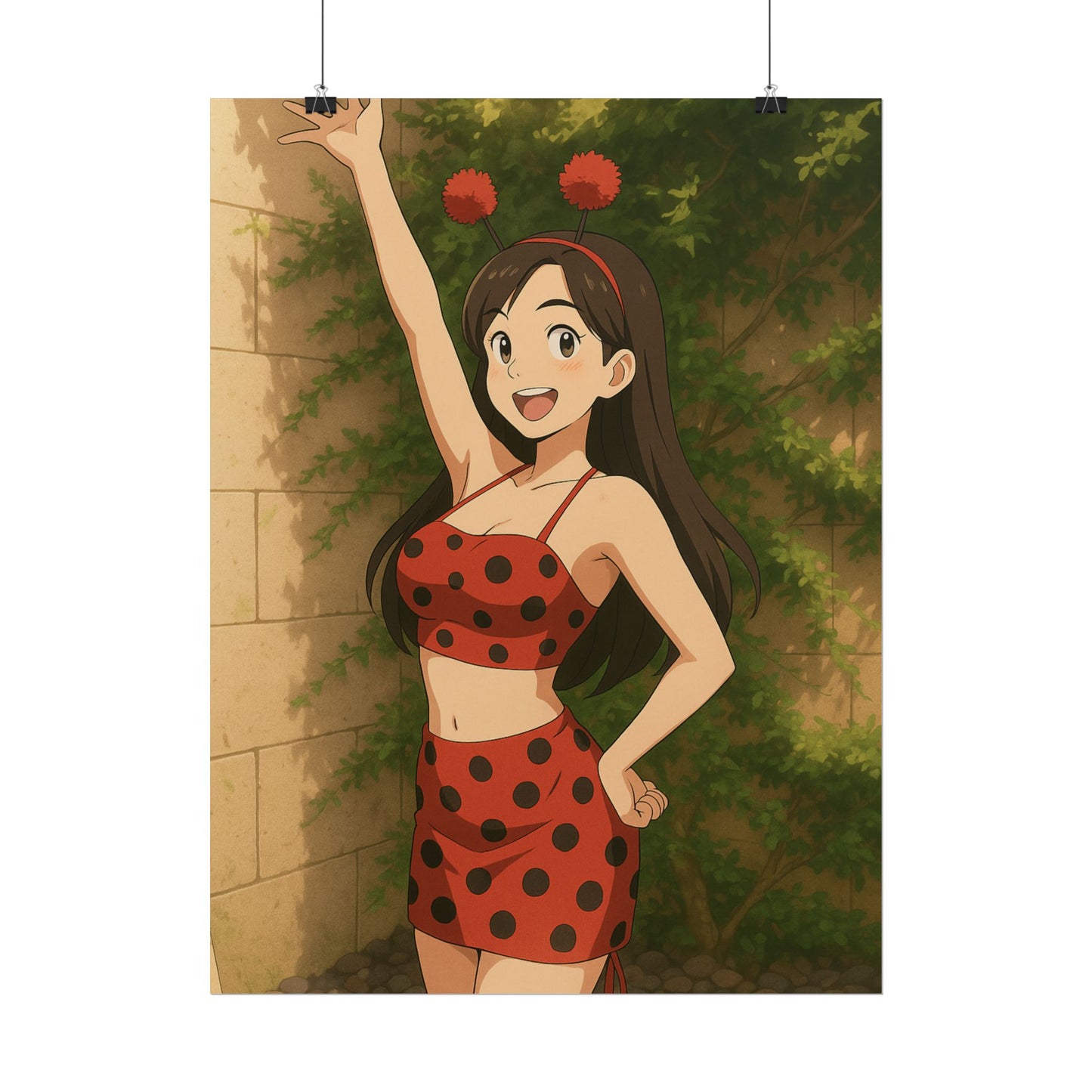 Loco Fits Anime Girls 'Lady Bug' Poster