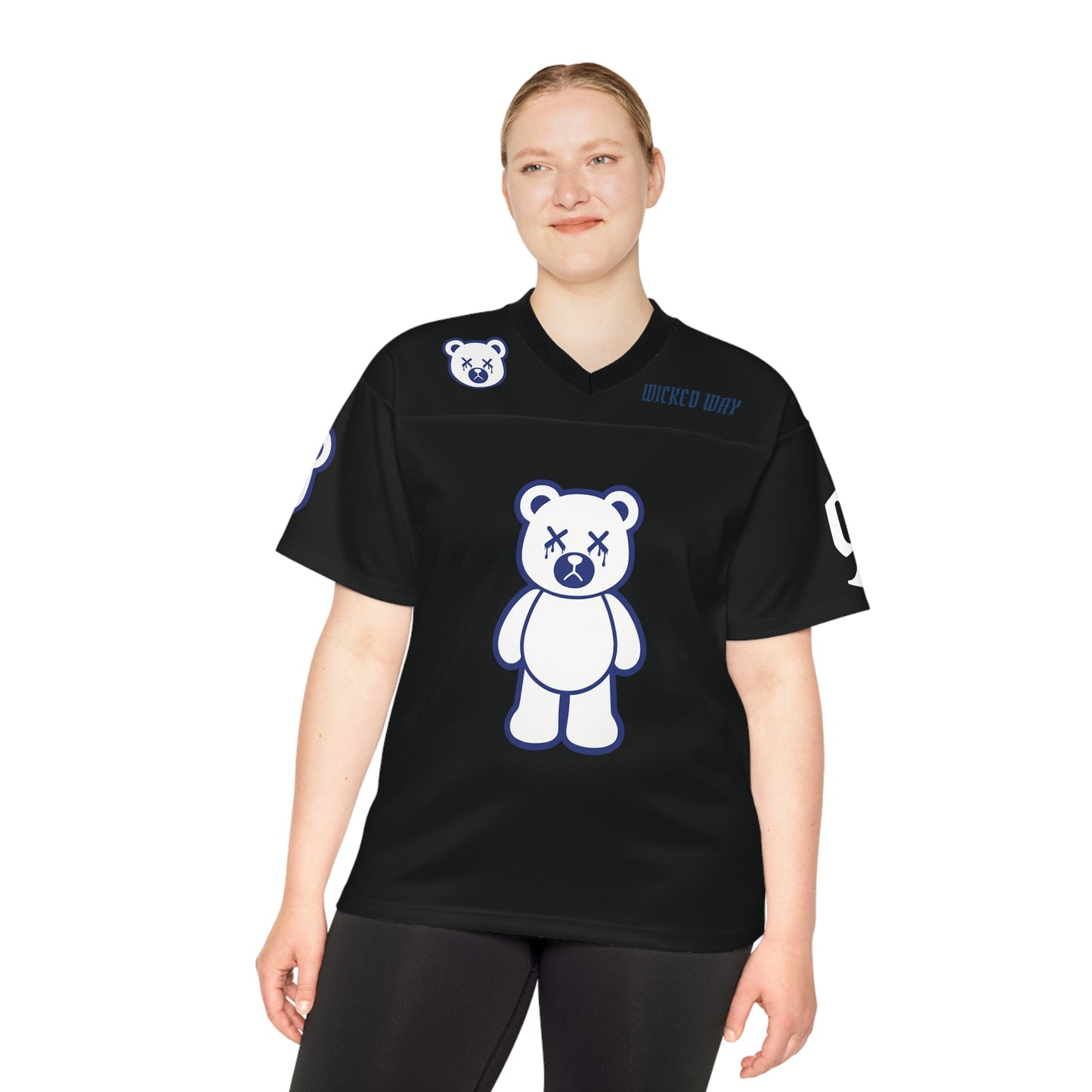 "Wicked Way" #97 Latu Deady Bears Football Jersey