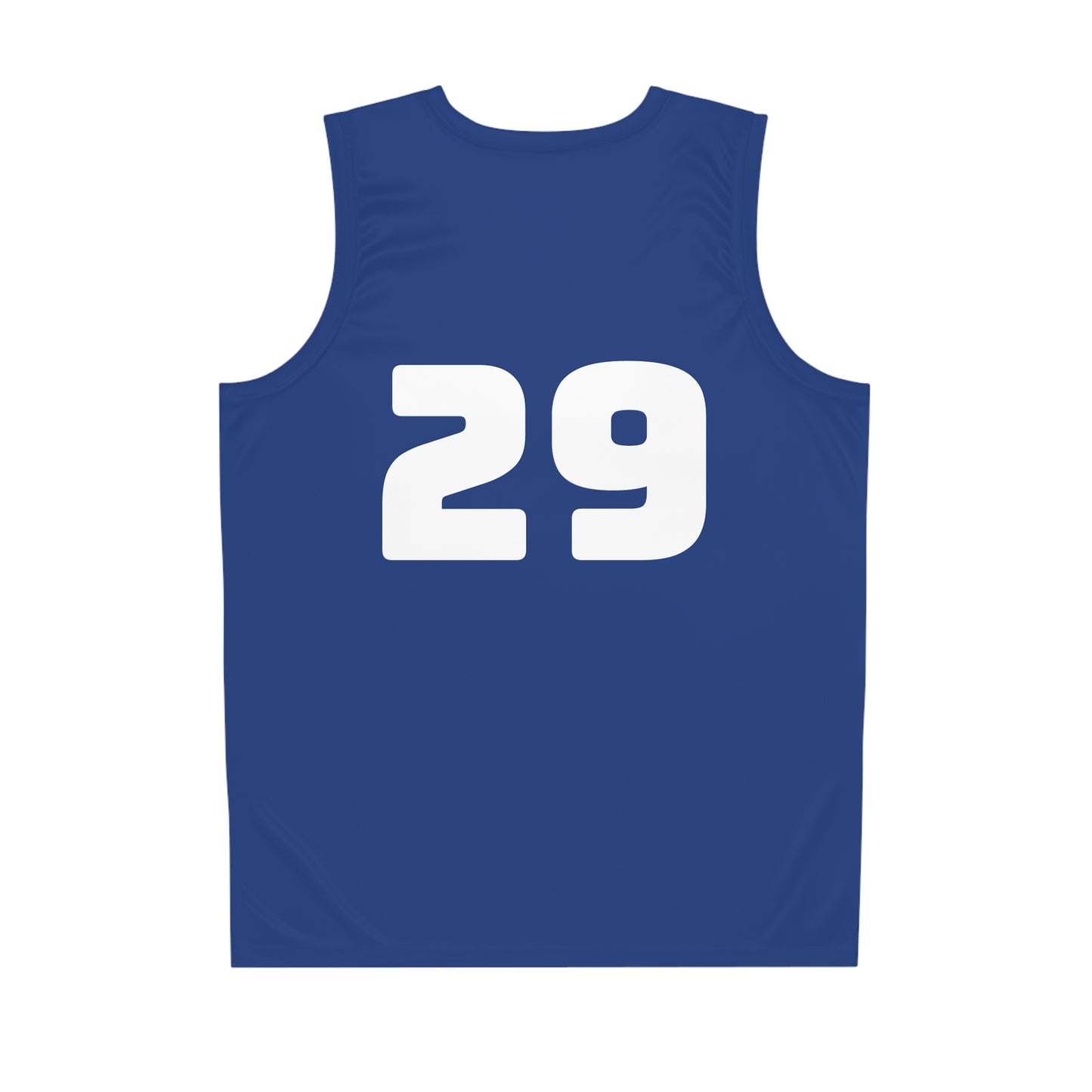 Blue & White "Hustler Ave" #29 Alt. Basketball Jersey