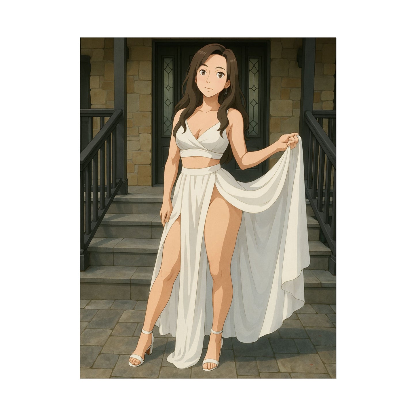 Loco Fits Anime Girls 'Greek Goddess' Poster