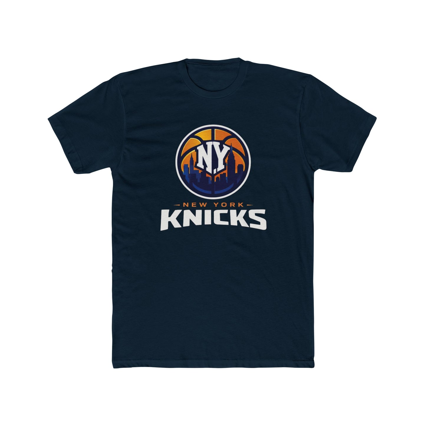 Loco Fits New "NBA New York Knicks Basketball Concept Logo" Cotton Crew Tee