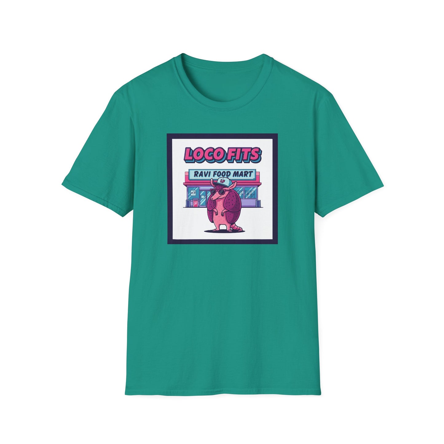 Loco Fits Ravi Food Mart Armadillo Graphic Tshirt