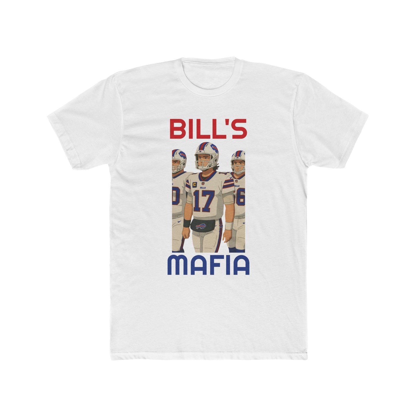 Anime Football 'Bill's Mafia' Cotton Crew Tee