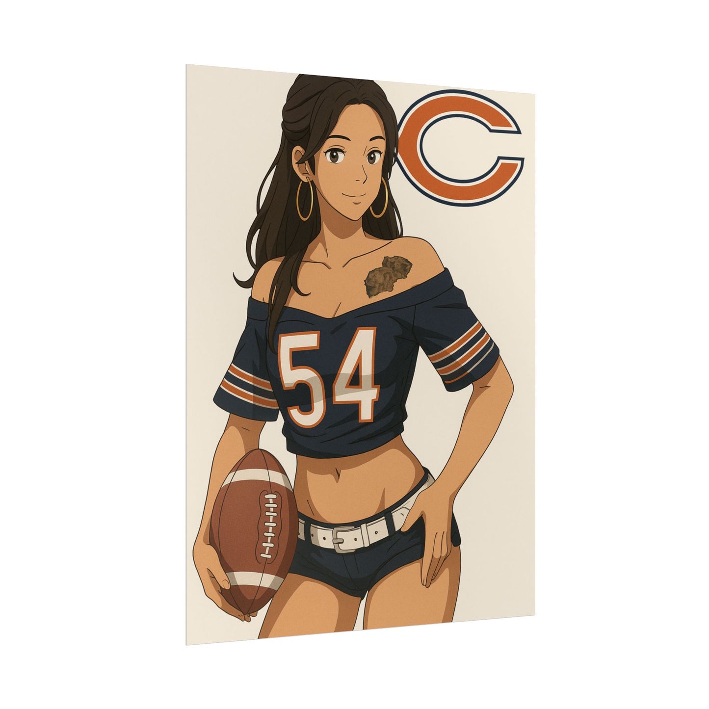 Loco Fits Anime Girls 'Bears Girl 1' Poster